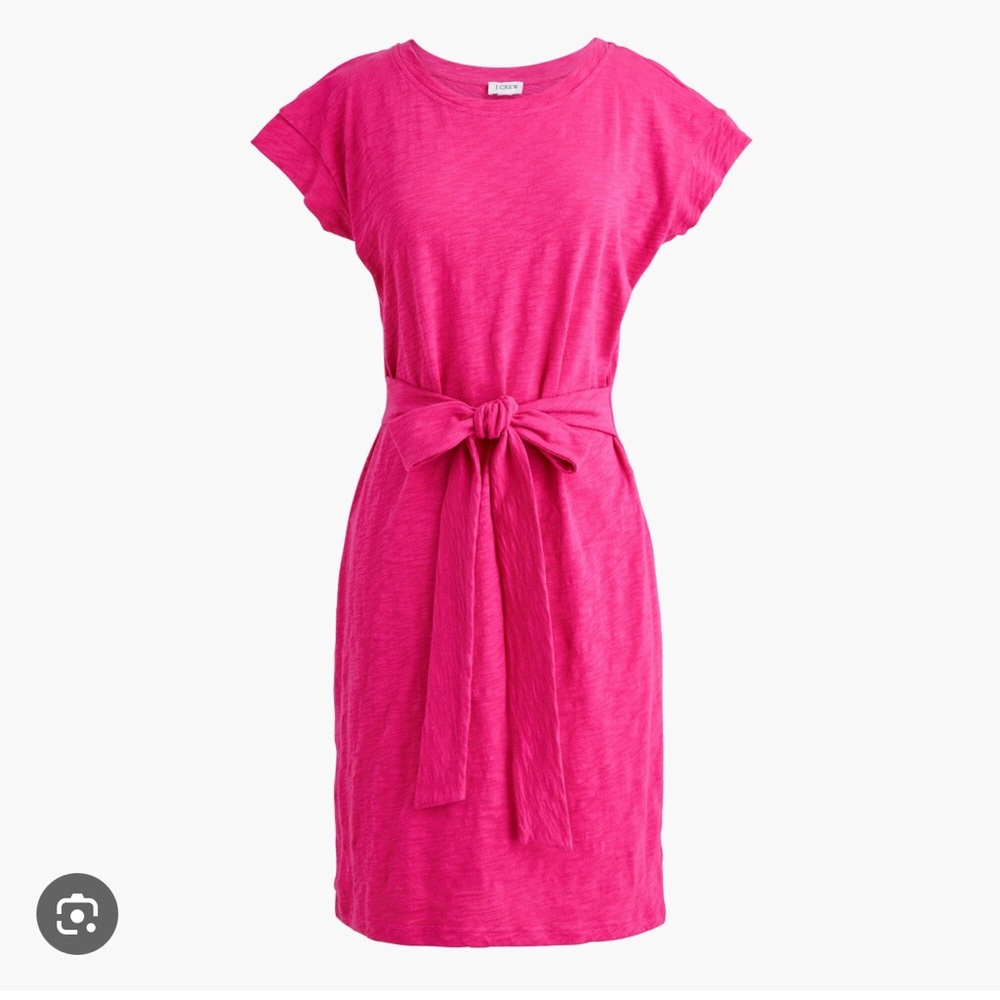 J. Crew Factory Vibrant Pink Mini Dress